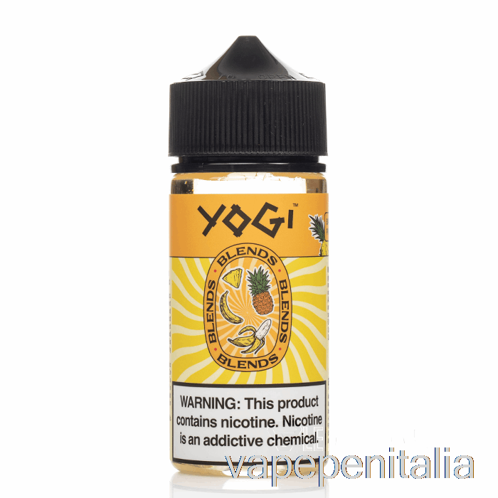 Vape In Italia Gelato Alla Banana E Ananas - Miscele Yogi - 100ml 6mg